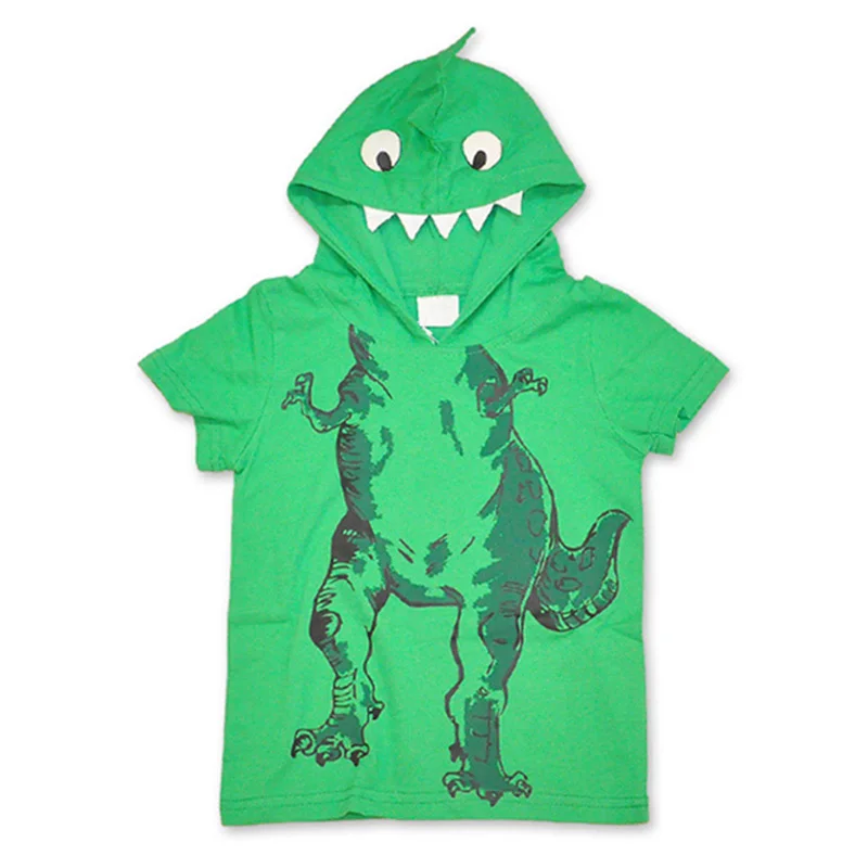China Clothing Factory Wholesale Green Dinosaur 100% Cotton Pullover ...