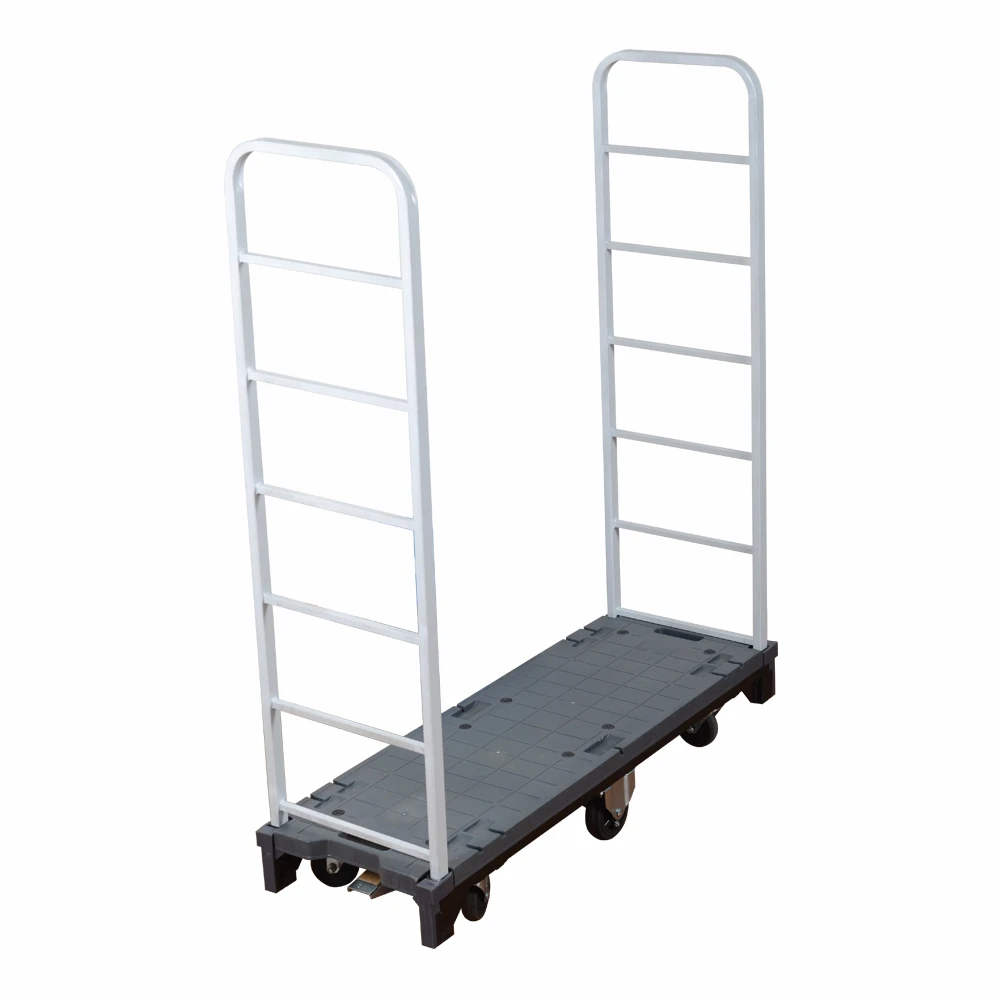 Wheels  NO SHIPPING 6 Details about   Heavy Duty 20x48 Steel Industrial Utility Cart Dolly Six 