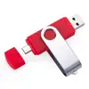 Custom Android Micro Or Type C OTG USB Flash Drives 8GB 16GB Flash Memory 32GB 64GB Pendrives With Brand Logo