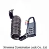 Easy take retractable luggage wire cable lock