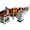 flat steel chamfering, straightening and cut to length line machine