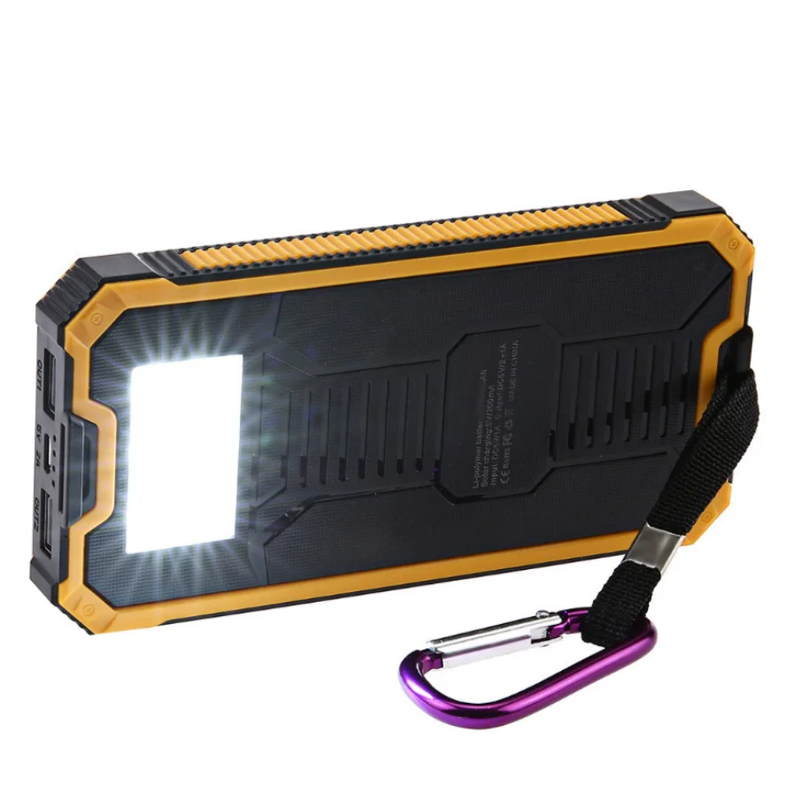 2019 ready to ship100% Full capacity solar charger power bank , solar power bank for mobile phone