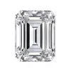 Factory Price Emerald Cut White Moissanite Synthetic Loose Gemstone
