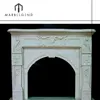 Factory Price Louis XV French Style Carved Marble Fireplace Surround