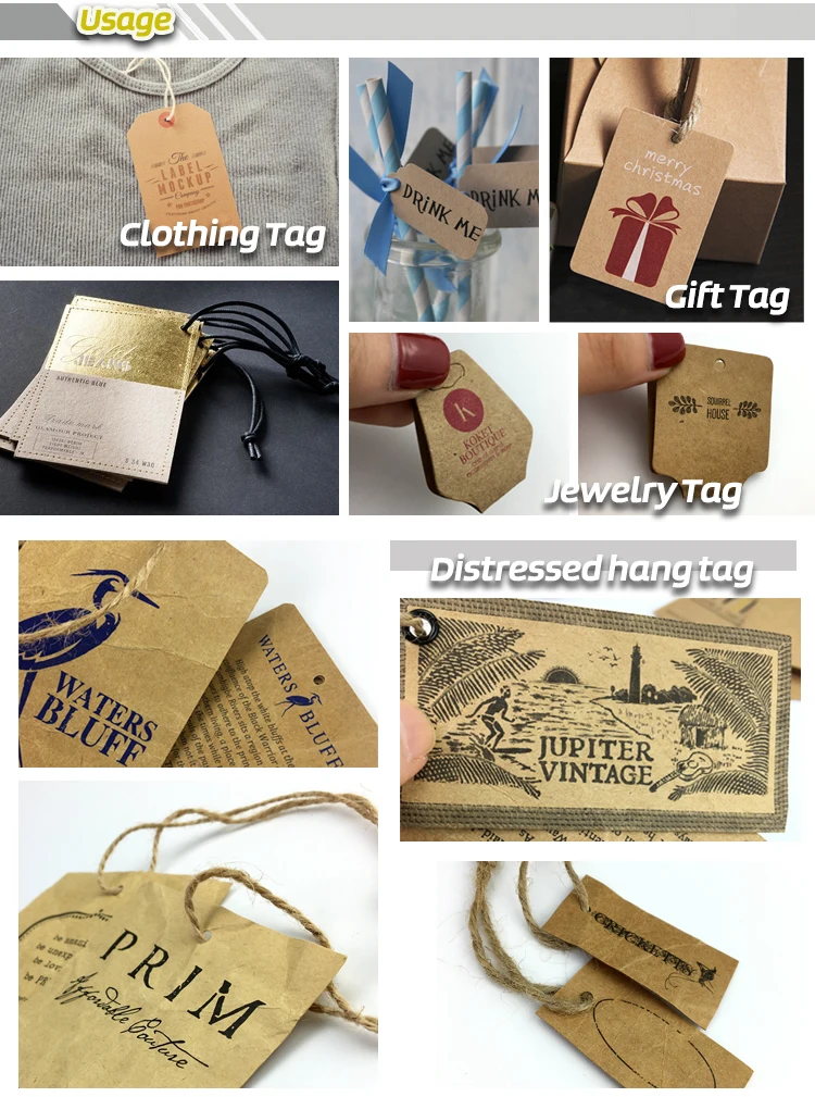 Custom Brown Kraft Paper Recycle Hang Tag,Hang Tag Wholesale Buy