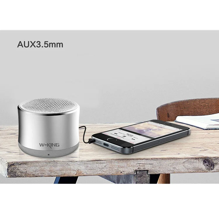 360 Degree Stereo Portable Metal Blue tooth Speaker