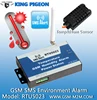 GSM SMS Remote Temperature Monitoring Alarm SMS text Message alert setup high and low threshold value No call charges RTU5023