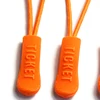 Custom Brand Logo Rubber Elastic Zipper Pull,Silicone Plastic Zipper Puller,Zipper Slider for Garments,Bags