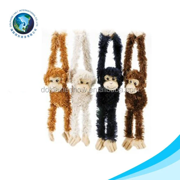 singe peluche long bras