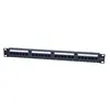 Cat5e UTP 24 Port Patch Panel with card label 110IDC
