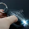 LED Leather Material and Keychain Type Key Chain