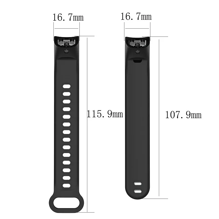 Wrist Band Strap Belt Soft Silicone for Huawei Honor 3 Fitness Smart Watch Wristband Adjustable Replacement Bracelet Watchstrap