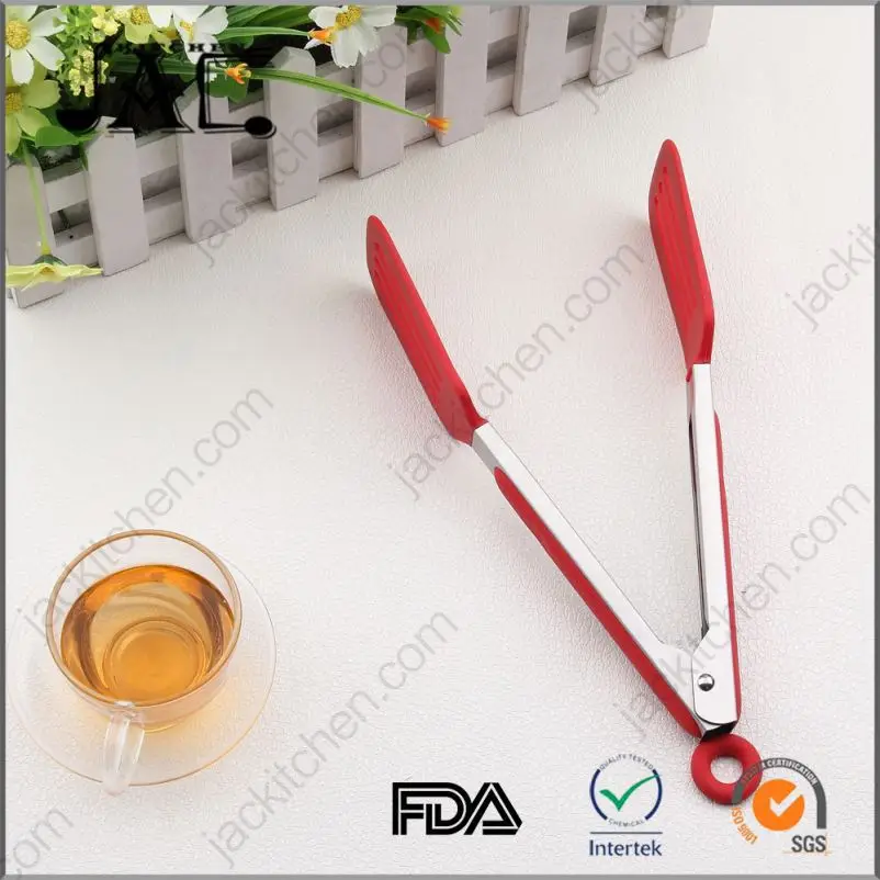 Healthy Stainless Steel Bbq Tong Wooden