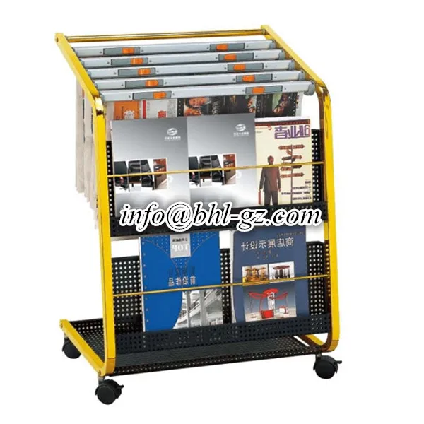 Whole Commercial Floor Magazine Rack Online Best Guangzhou Bhl Hotel Articles Anium Strong Floor Standing Movable