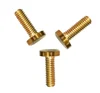 Customized high-quality M6 M8 M10 precision threaded hand-twisted brass screw for lock