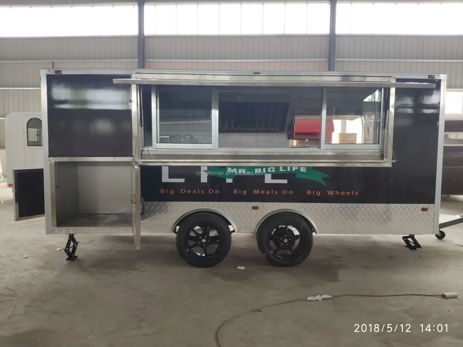 Commercial Fast Food Caravan Mobile Restaurant Car For Sale/donut