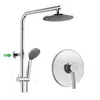 Professional Factory Brass Rainfall System Set Column Bathroom Tapware Australia Shower