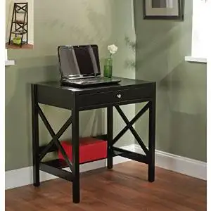 Buy Simple Living Black X Design Writing Desk Office Desk Small