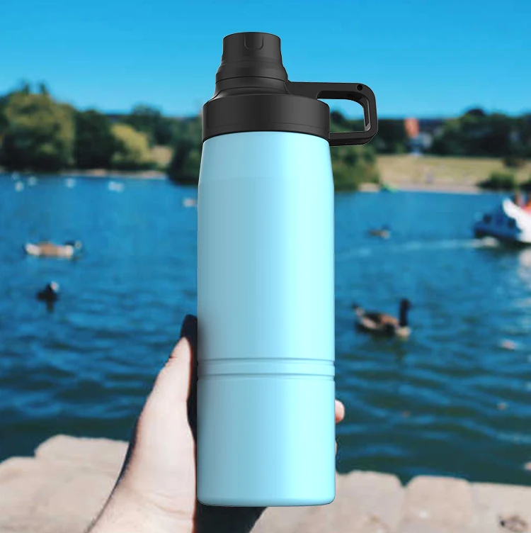 Double Wall 18 8 Stainless Steel Thermos Refill Vacuum Flask With