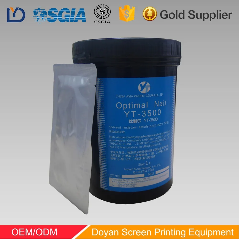 Best Sale Silk Screen Printing Photo Emulsion(yt5400) Buy Silk