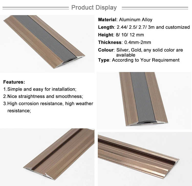 Tile Trim Rubber Aluminum Profile Flooring Edge Trim Buy Aluminum