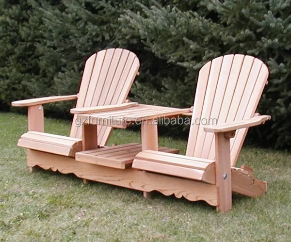 Double Seating Adirondack Chair Patio Garden Chair - Buy 