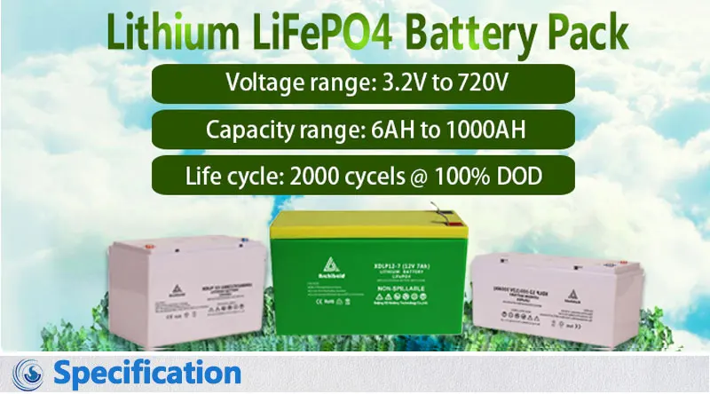  Lithium Lifepo4 Battery Pack