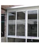 double glass upvc&pvc windows and doors exterior windows with flyscreen PVC/UPVC glass sliding windows price