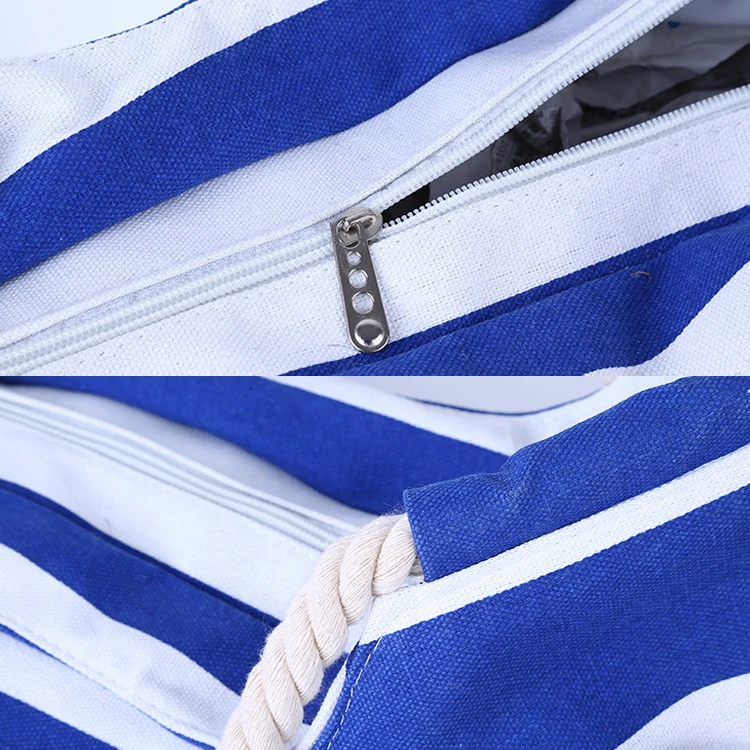 stripe canvas bag-4
