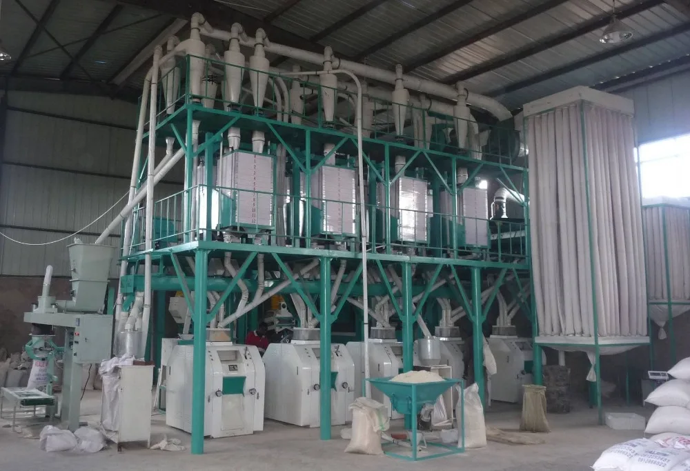 Small Capacity Automatic Flour Mill Plant Wheat Flour Mill For Sale In