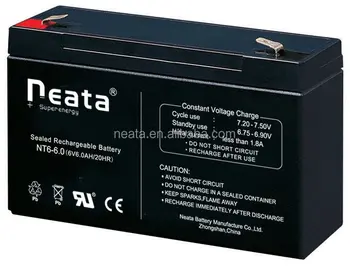 6v rechargeable battery for toy car