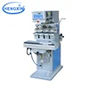 4 color sealed ink cup tampografic pad printing machine for pen toy bottle cup