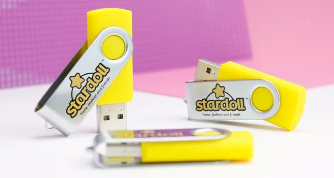 Custom Swivel USB Flash Drive Housing Twister Memory Disk Casing 8GB 16GB 32GB Cheap - ANKUX.COM