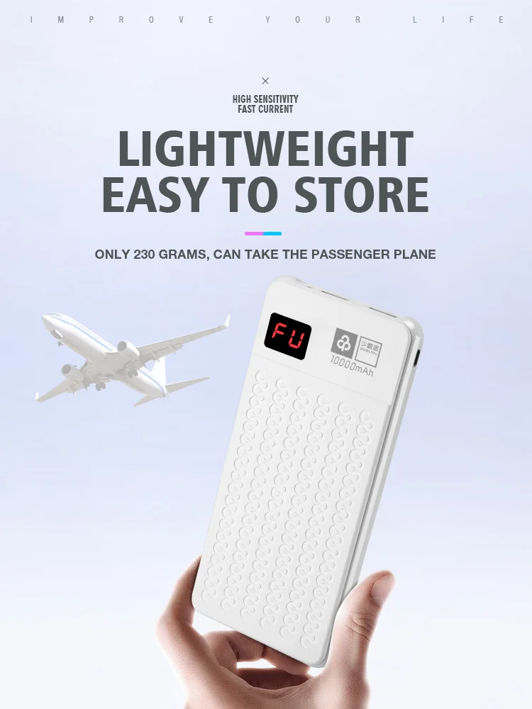 2019 Guangzhou Li-polymer Battery charger wholesale 5V 2.1A Rohs 10000 mah power bank - ANKUX.COM