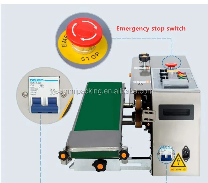 FRD-1000-C solid ink plastic bags heat sealing machine