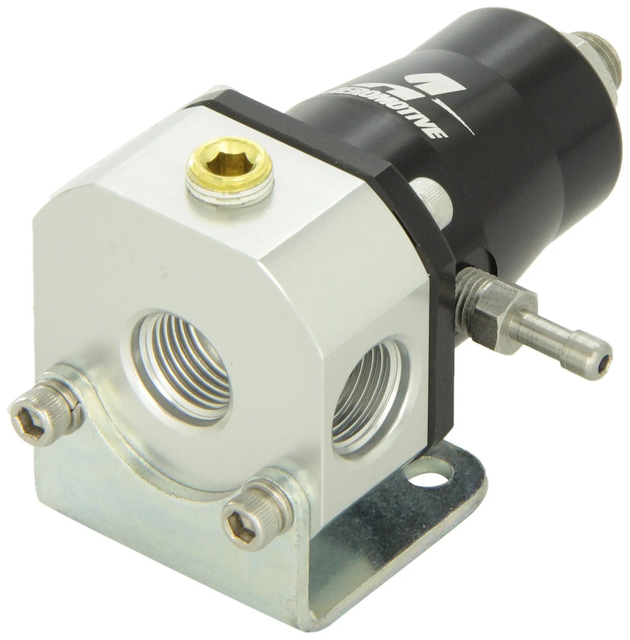 Pressure Regulators Allstar ALL54280 Silver Anodized Billet Aluminum