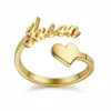 Name Gold Design Cheap Signet Personalized Custom Ring