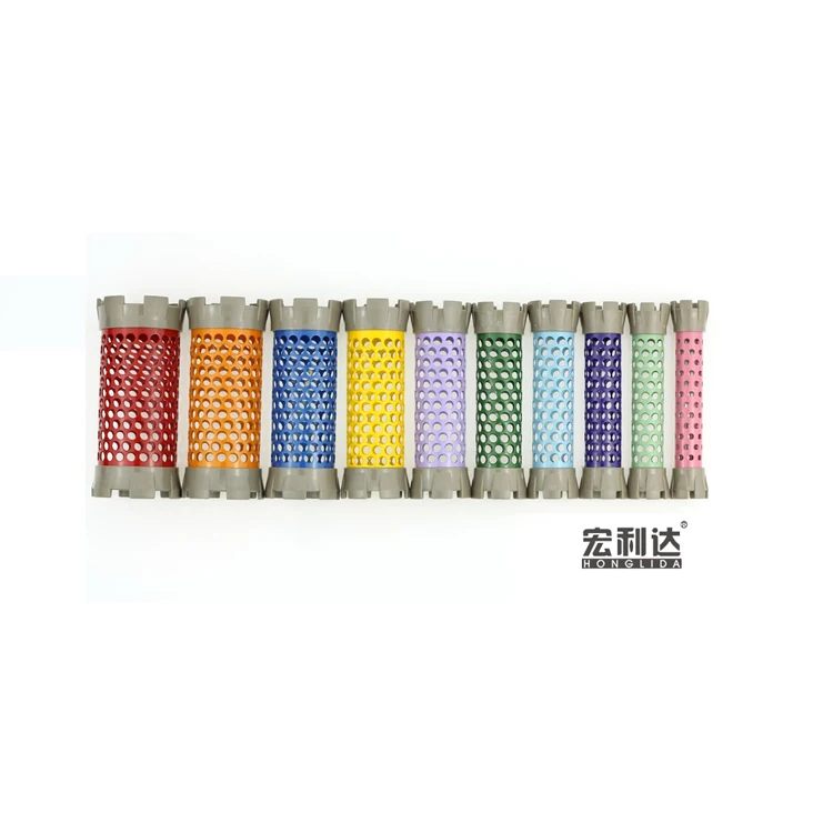 
Professional loop rods perm easy hair plastic rollers 