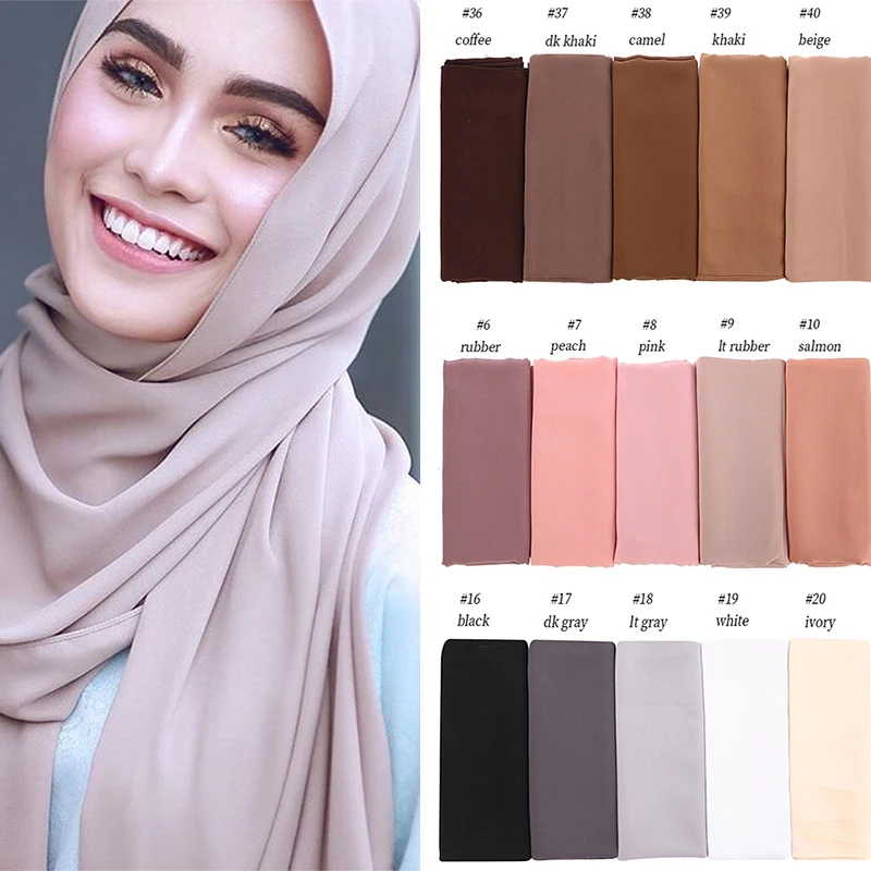 Women's Scarf Hijab Malaysia Muslim Polyester Headband