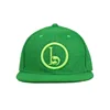 100 polyester snapback cap 6 panels snapback caps green hat