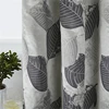 Home Textile size color material customized 100% polyester leaf jacquard fabric