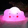 Baby bedroom furniture decoration cute PVC cloud Shape 3d lullaby lights night light
