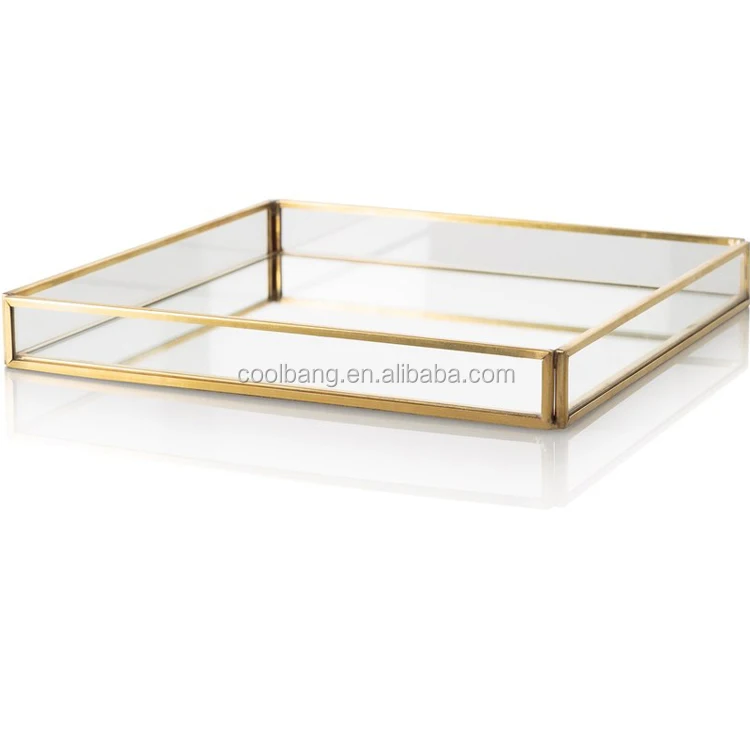 glass bar tray