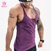 Custom Sports Singlet Slim Fit String Gym Vest For Men