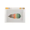 A4 Clear Transparent Plastic Project File with Insert Label, Vinyl File Envelope with Flap