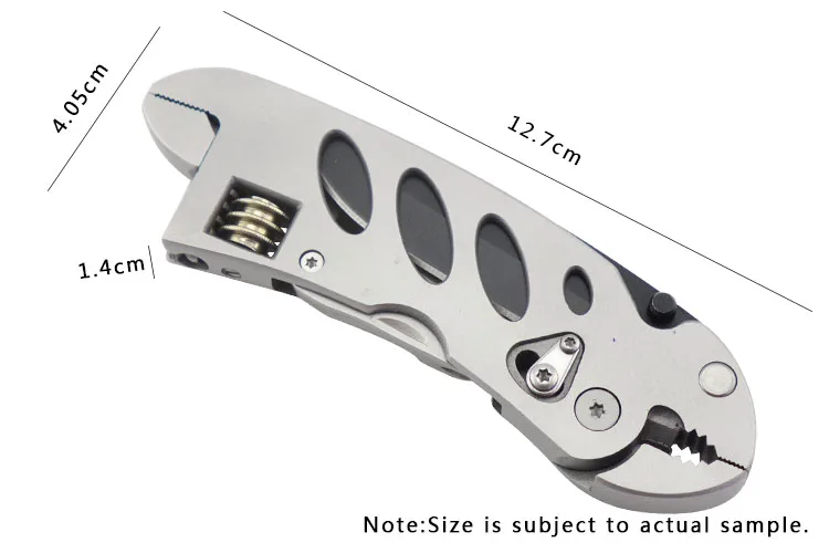 Stainless Steel Folding Have 5 Kinds of Function Multitool Knife