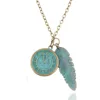 Steampunk jewellery Personality Maxi Necklace Retro Bronze Clock And Leaves Model Necklaces & Pendant Jewelry For Women