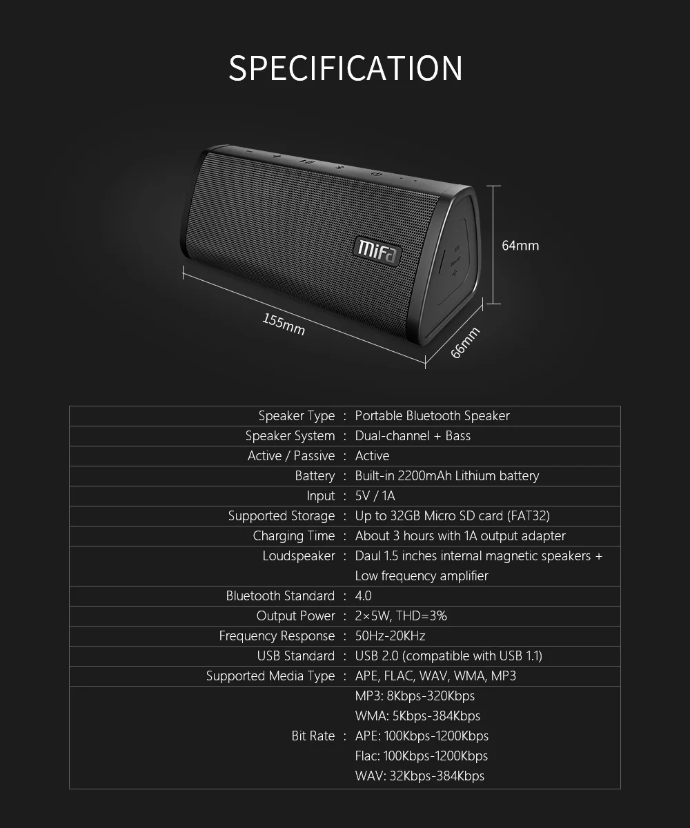 mifa a10 speaker