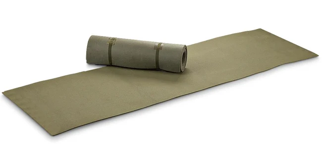 Olive Green Camping Mat. Army Sleeping Mat Military Sleeping Pad 