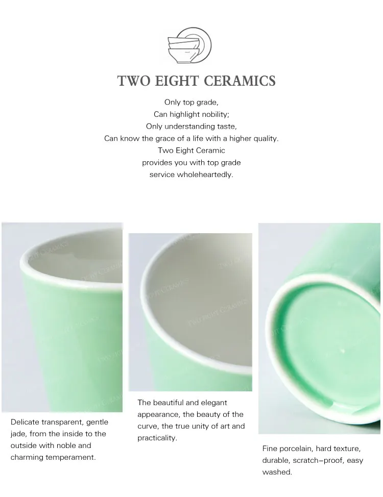 Two Eight ceramic mugs Supply for restaurant-12